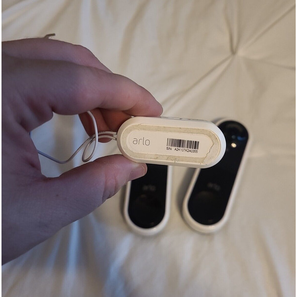 Lot of 2 Arlo Essential Wired HD Motion Detection Night Vision Video Doorbell - Picture 5 of 6